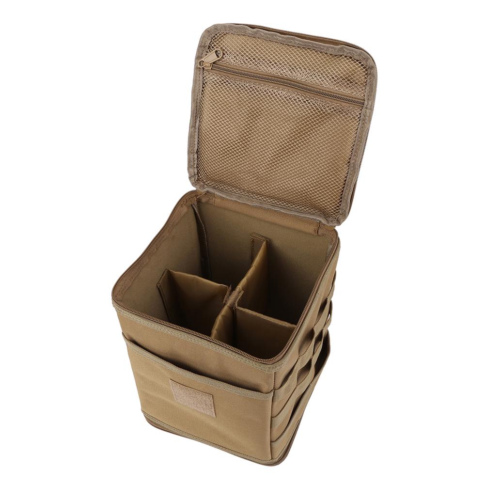 Camping Stove Storage Case Detachable Propane Stove Storage Box Wear Resistant Large Capacity Outdoor Picnic Basket