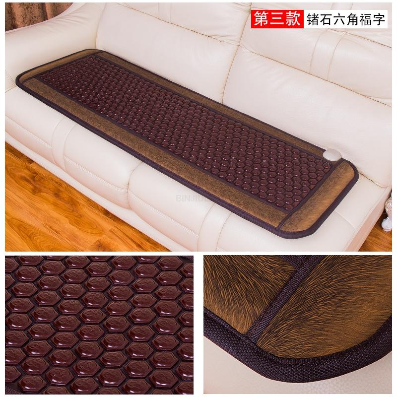 220V Most Popular Natural Heating Tourmaline Mat Thermal Massage Heat Cushion Massage Mattress Health Care 50*150CM