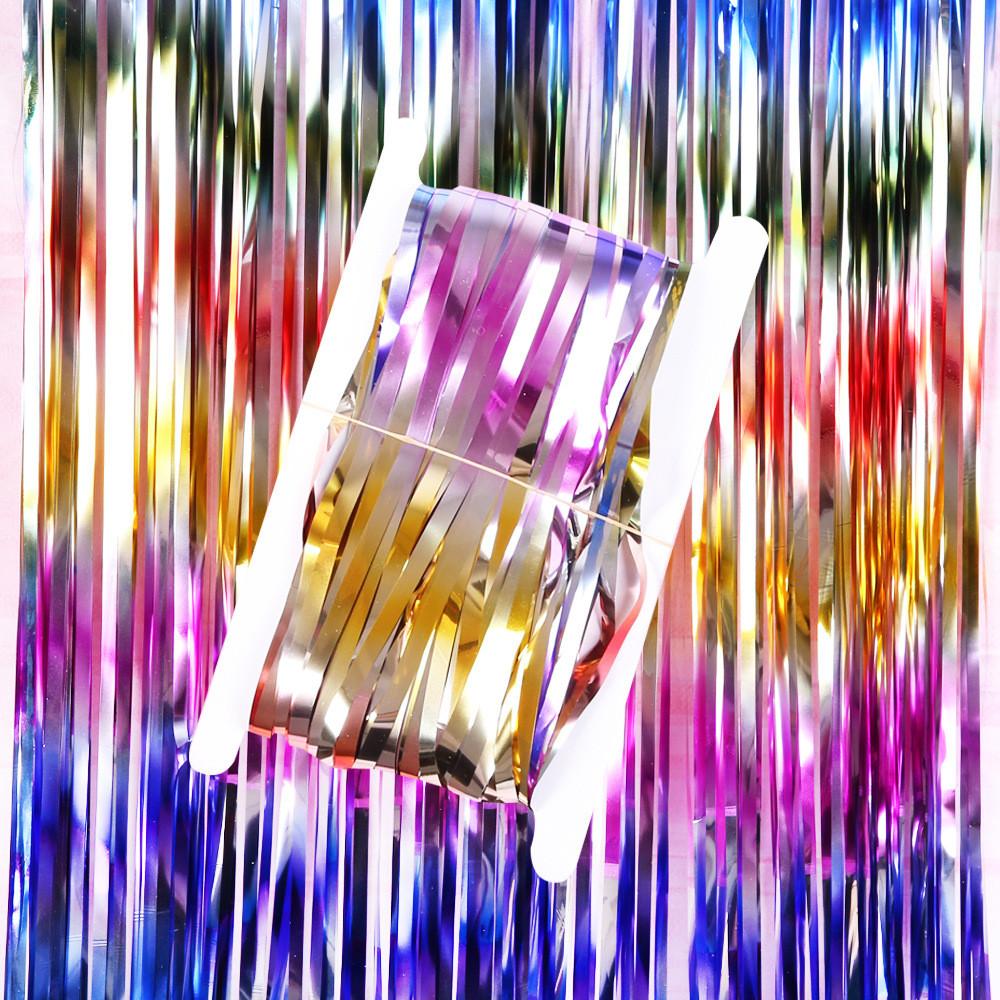 European Style Stylish Ombre Rain Curtain Ideal For Christmas Valentines Day More And