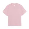 New MLB New York Yankees Basic Collection SS25 T Shirt Unisex Heather Gray Pink 3ATSB6153-50PKM