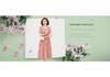 Exquisite Floral Slimming Dress - 2026 Spring New Arrival, Elegant and Tummy-Concealing