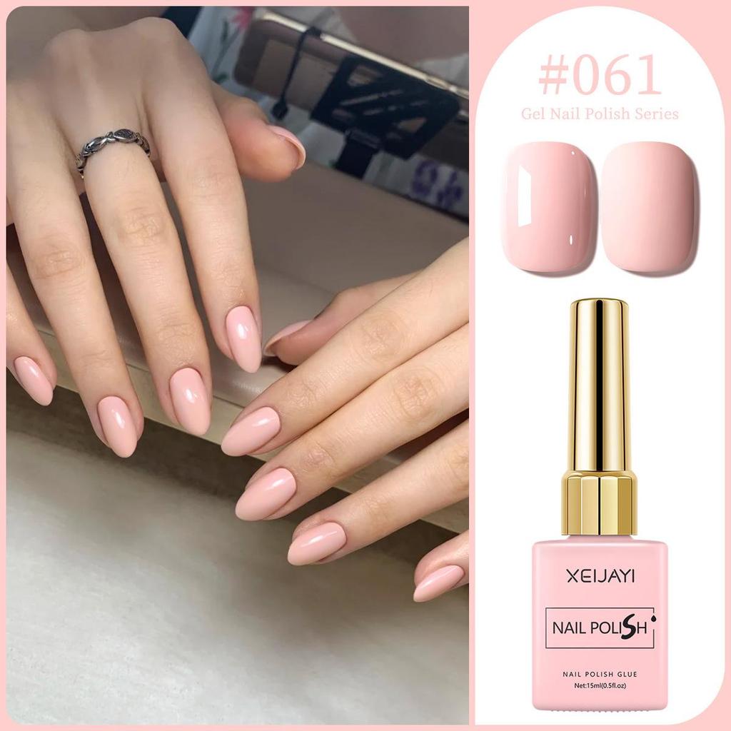 XEIJAYI 15ml Solid Color Nail Gel - 72 Color Options for Nail Art Salons