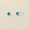 eManco Colorful Rhinestone Diamond-Studded Earrings, Stainless Steel Gold-Plated Ear Cuff.