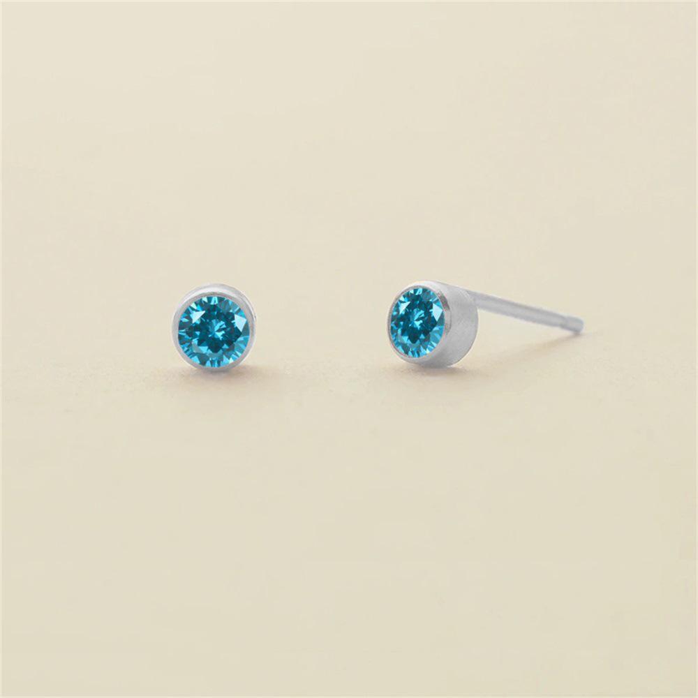 eManco Colorful Rhinestone Diamond-Studded Earrings, Stainless Steel Gold-Plated Ear Cuff.