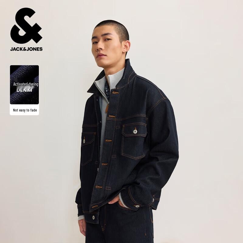 

JACK&JONES Men s Autumn Loose Fit Denim Jacket M