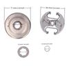 Kit de piñón de llanta plateado oscuro para Husqvarna 325 340 346XP 345 350 351 353 445E 450in-7T