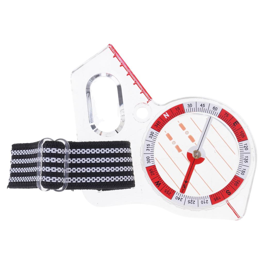 Practical Outdoor Compasses Plastic Orienteering Compasses with Scale Hiking Backpacking Compasses for Map Reading