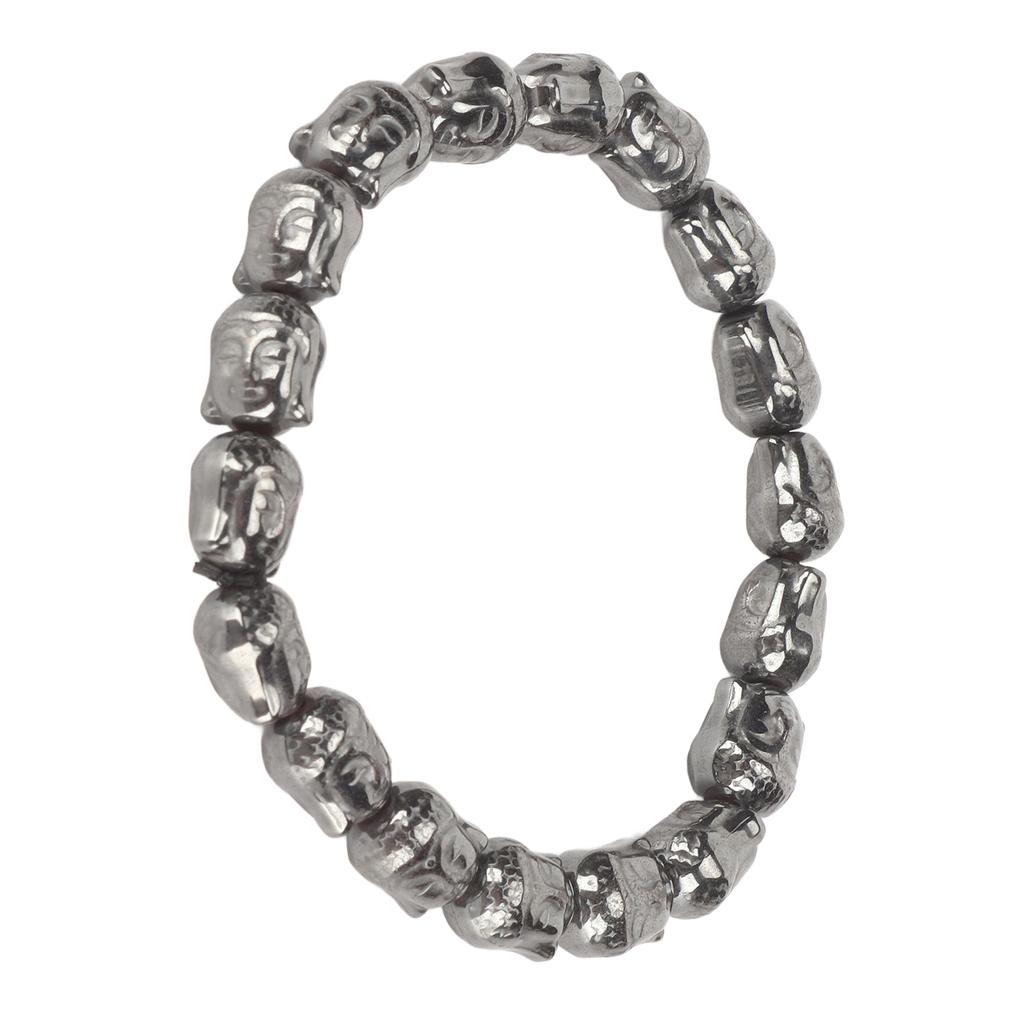 Buddhism Terahertz Bracelet Magnetic Volcanic Negative Ion Vintage Energy Stone Bracelet for Yoga