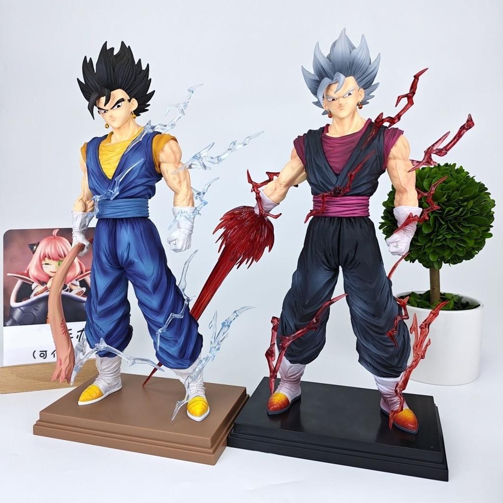 LK Stuio HB Vegetto Dragon BallZ Goku SSj3 12.59Inch/32cm Can be Move three heads Change PVC Favorites Model hot toys Gifts
