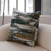 45X45Cm Dark Green Throw Pillowcase Cojines Texture Color Woven Abstract Jacquard Pillow Cover Home Decorative Cushion Covers