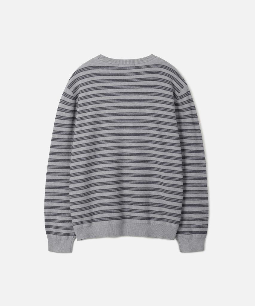 247SERIES Multi-Stripe Knit Sweater Gray