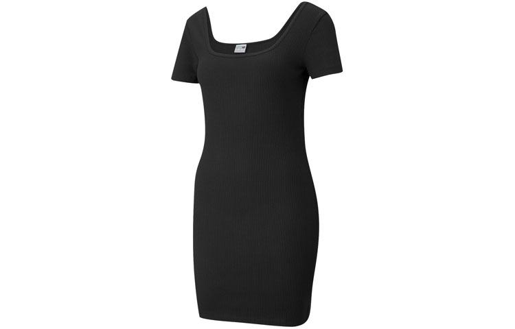 PUMA Short Sleeved Dress Women s Black 531615-01 XS