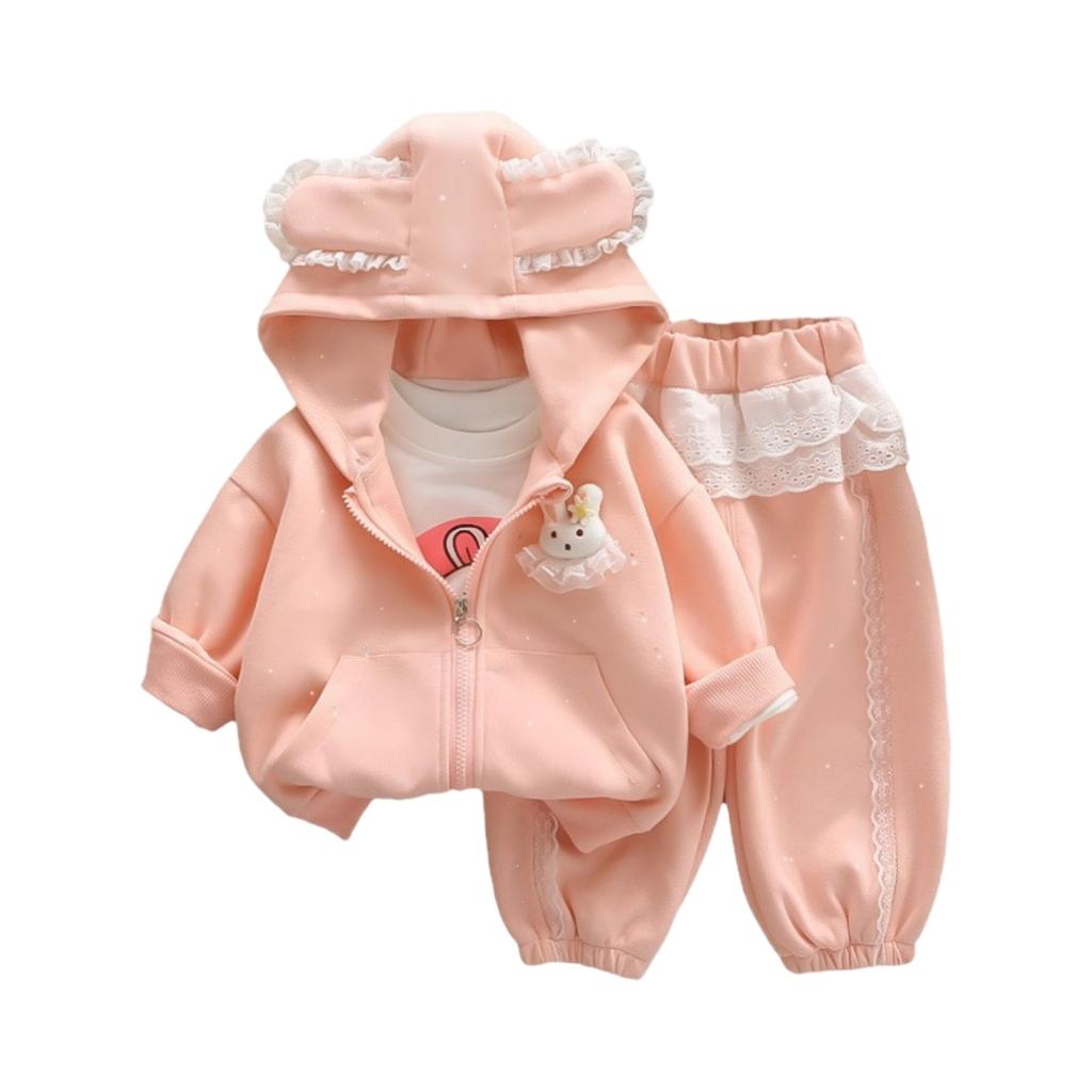 Kids Casual Long-Sleeve Set, Comfortable Daily Wear Outfits