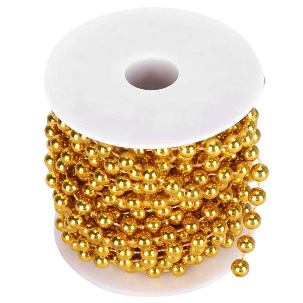 Plastic Bead Garland Spool Rope Curtains Hanging Christmas Decoration Supplies 8mm 10