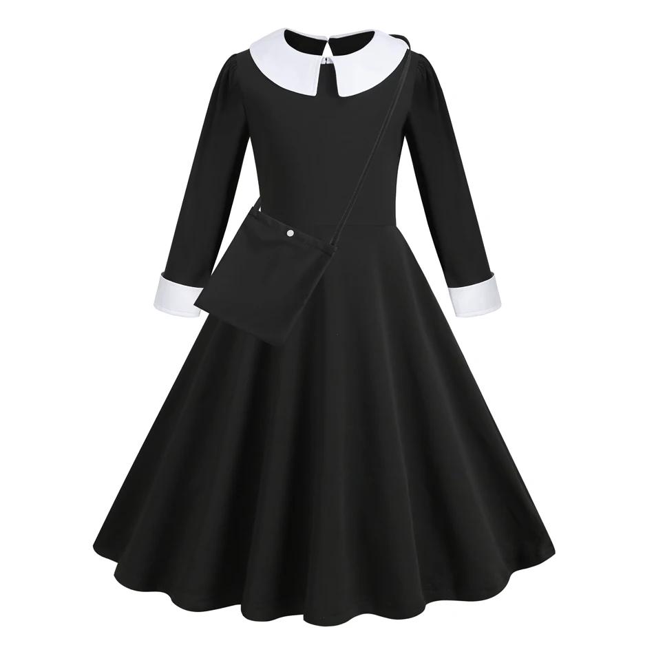 Halloween Dress Girl Costume for Girls Black Dress