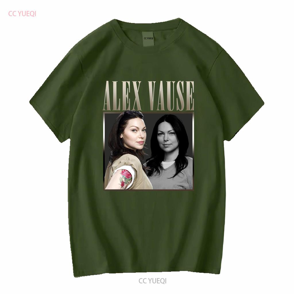 Alex Vause Vintage T shirt SweaT 90s s Laura Prepon Vintange long or short sleeves vintage Washed Casual fashion Stretched