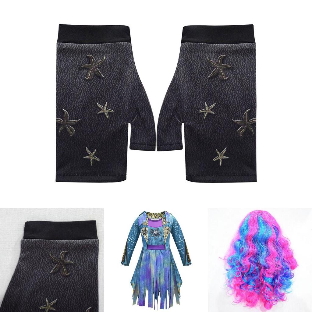 Incantevole Costume di Uma da Descendants 3 per Bambine con Tessuto Morbido e Traspirante