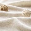 Handoon Button-Stitched Ruffled Shower Curtain