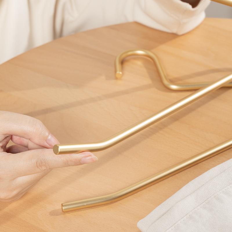 5pcs Non-Slip Metal Shirt Trouser Hook Hanger Open Ended Coat Clothes Rack Storage Wardrobe Organizers Space Saver Supplies