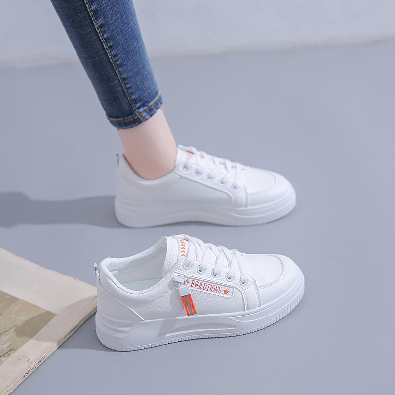 Women's White Shoes New Spring Women's Shoes Versatile Casual Instagram Shoes Student Platform Sneakers