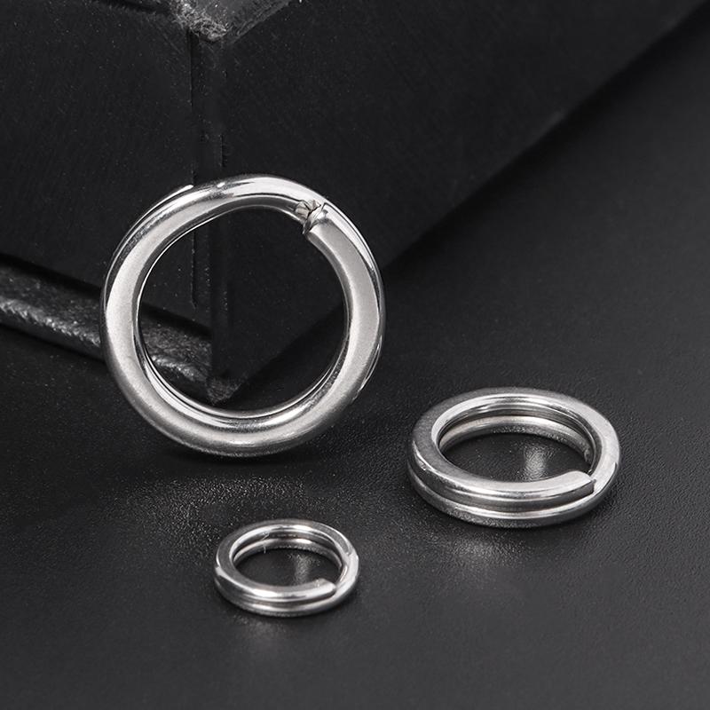 Louleur 316 Stainless Steel Keyring Split Ring Key Ring For Key Chain Keychain Diy Jewelry Making Sleutelhanger Key Rings