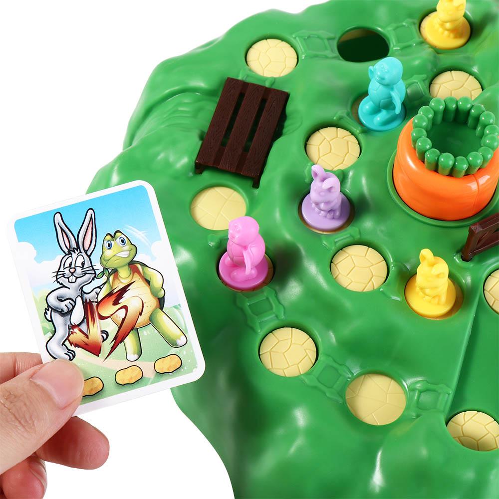 Country Competitive Trap Rabbit Cross Country Toy Bunny Bunny Board Game  Kids Party Game