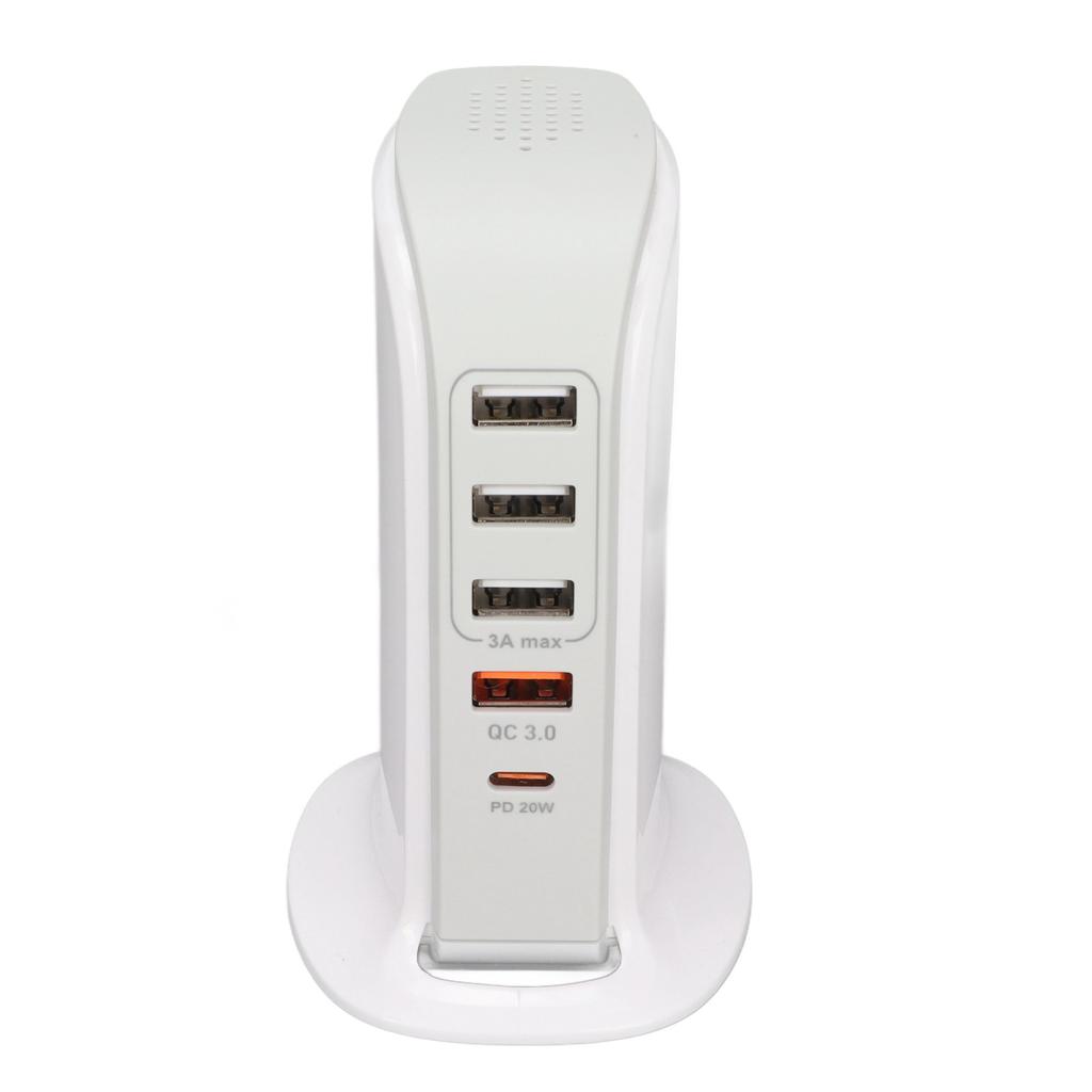 Phone Charging Stand Adapter USB Charging Station Multi Port Charging Tower Stand Fast Charging for