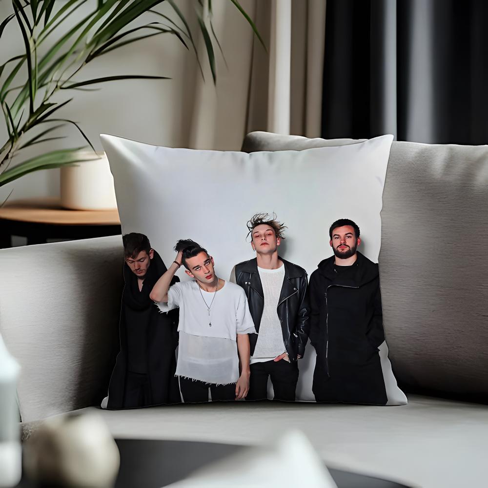 Fashion Tthe Cushion Cover Antidustmite Pillowcase Invisible Zipper Silky Short Plush Sofa Cushion Cover