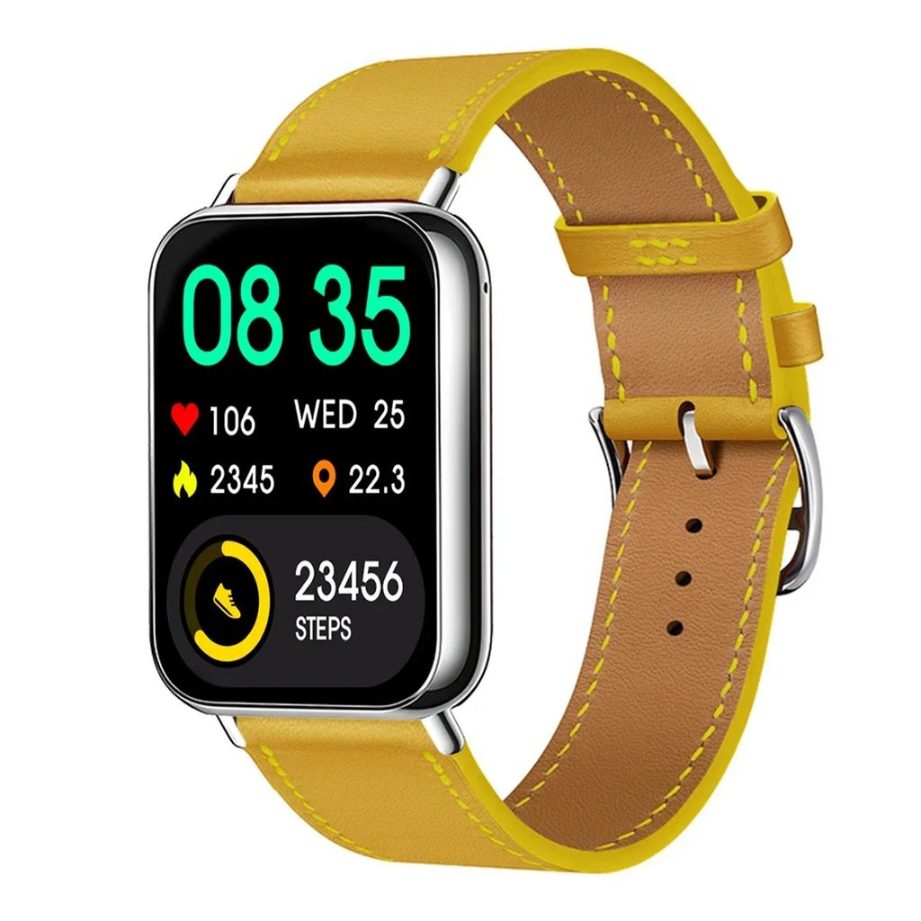 Leather Loop Strap for Redmi Watch 5 Watch 4 Band for Xiaomi Mi 9 Pro Active Wristband Bracelet Mi Band 8 Pro Correa Accessories