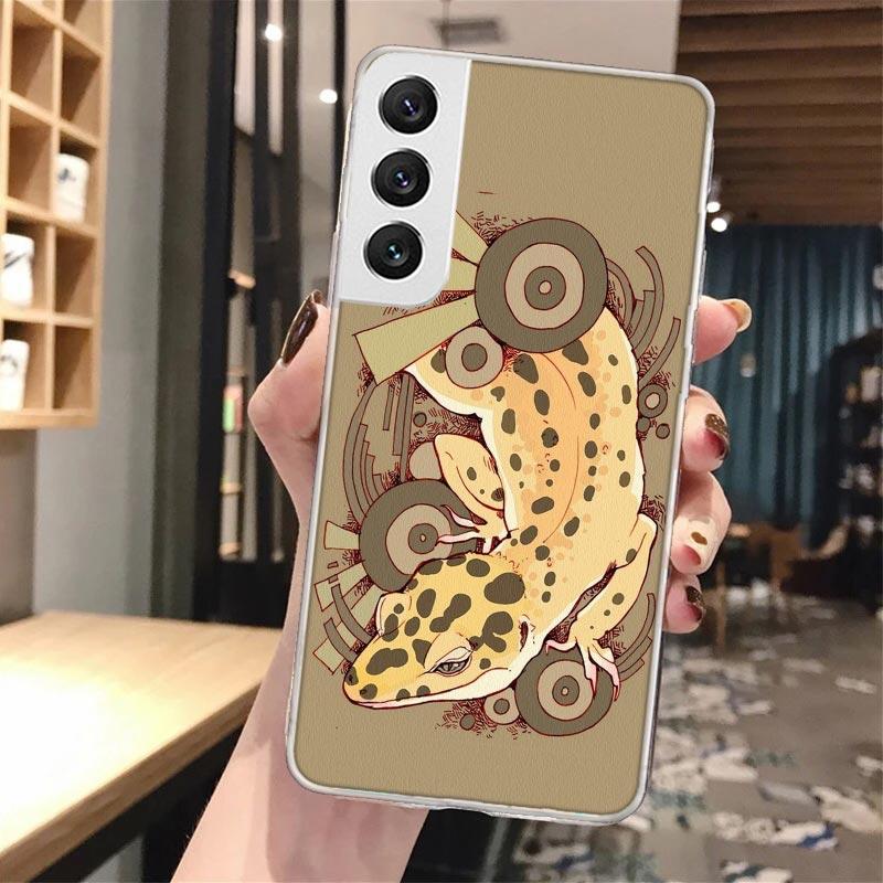 Lizards Geckos Silicon Phone Case For Samsung Galaxy S23 S24 S25 Ultra S21 Plus S20 FE S22 S10 + Edge Cover Funda Galaxy S23 S24