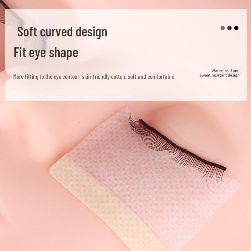 40 Eyelash Remover Pads: Cotton Eye Patches & Isolation Adhesive Pads for Extensions.
