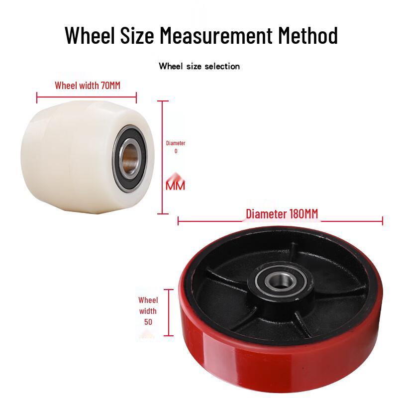 Nylon Flat Forklift Wheel