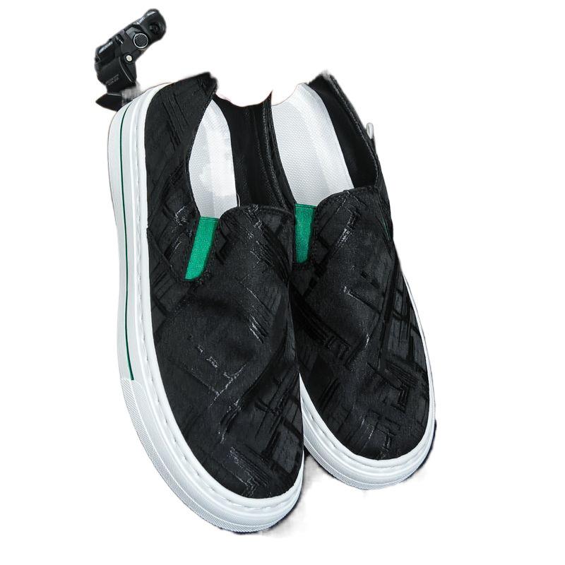 Men'S Shoes New Summer Breathable Canvas Shoes Cloth Shoes Beijing Lazy Casual Lightweight Board Shoes One Pedal Wear-Resistant