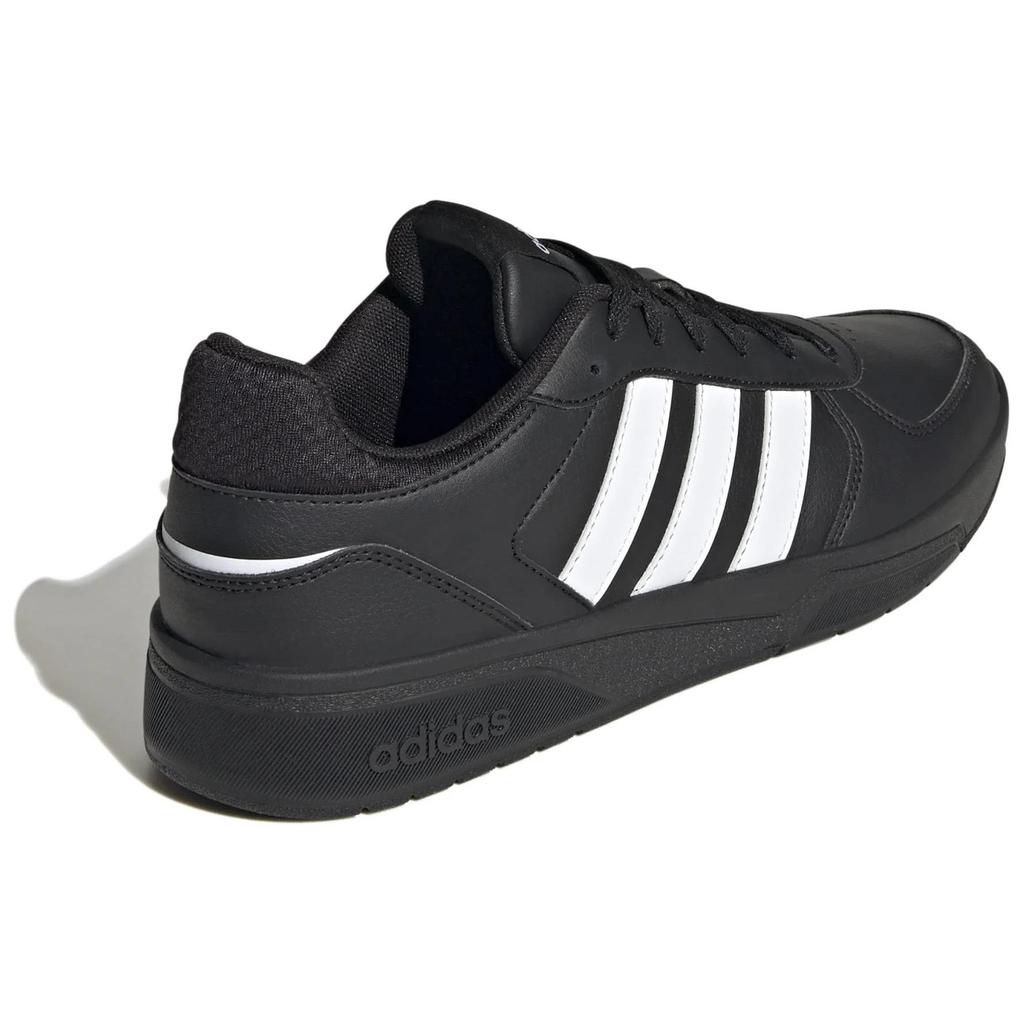 Adidas Neo Courtbeat Synthetic Leather Minimalist Comfortable Durable Low-Top Skate Shoes Unisex Sneakers Black White ID9660