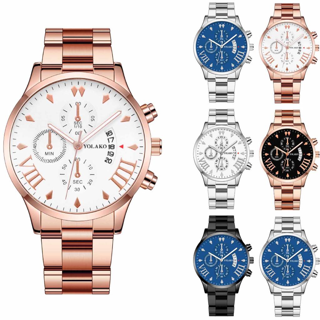 Men's Luminous Running Alarm Clock Watch