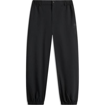 Li Ning Comfortable Casual Loose Fit Solid Color Simple Sports Long Pants Women Bottoms Black AYKU364-2