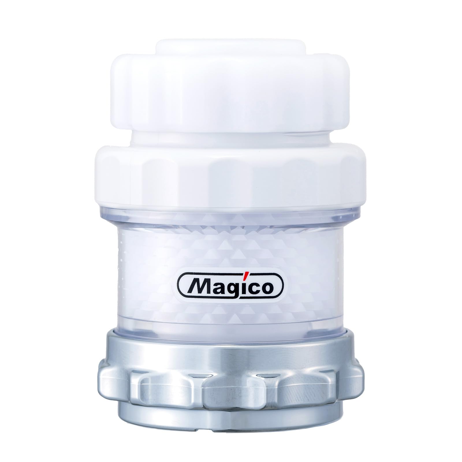 

Magico MagiBubble Nanobubble Kitchen Faucet Shower Made in Second Patented (Magico) Adapter, Japan, Generation, White,