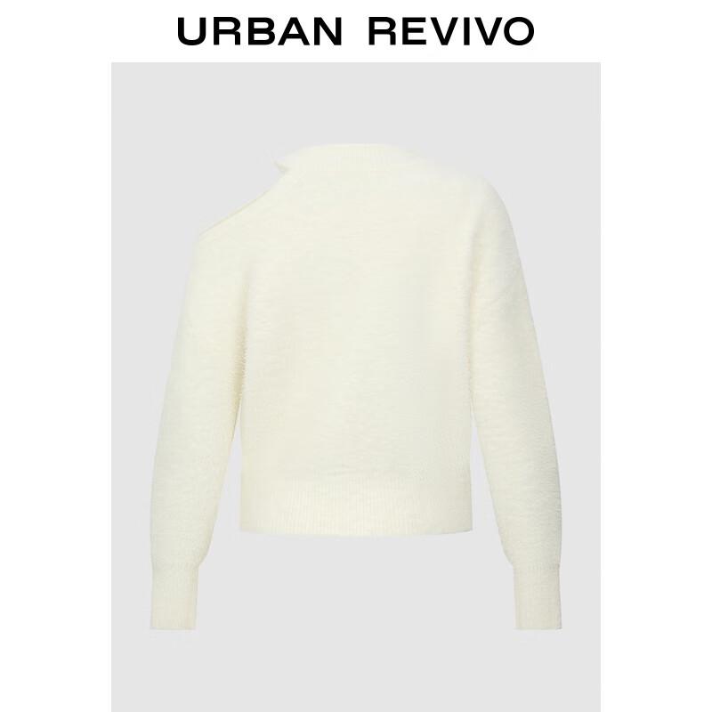 UR 2025 Winter Women's Elegant Hollow Knit Sweater