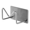 Factory-Made 304 Stainless Steel Wall Hanging Sink Hook Kitchen Accessories Metal Adhesive Sponge Holder Hooks Rails Kitchen