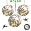 3Pcs 3 Inch Globe Hummingbird Nesters Bird Nesting Material Holder Cotton Balls Bird Nesting