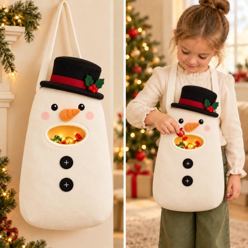 Christmas Candy Buddy Bag - Children's Candy Collection and Storage Bag