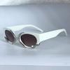 Spirit Snake Solbriller med liten innfatning Street Photography Solbriller Kantinnpakket Y2K-stil Solbriller