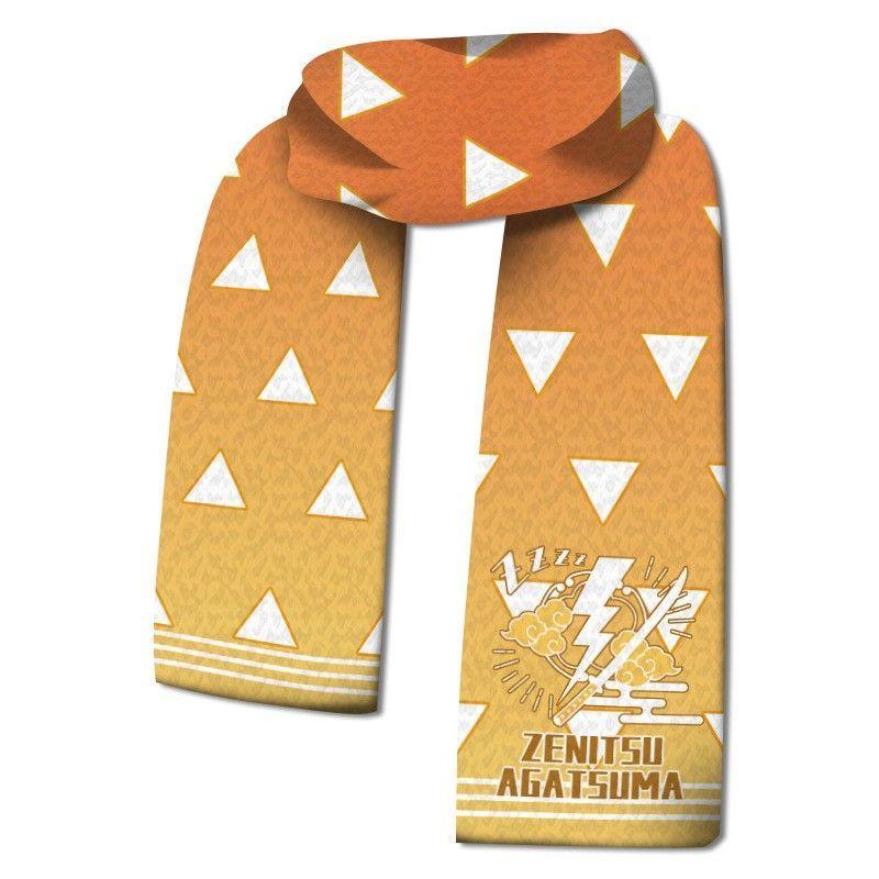 Demon Slayer Winter Children's Double-sided Fleece Warm Scarf