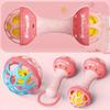 Sensory Toys for Babies, Pink Handheld Ball Player Bell Ringing Toys to Improve Color Recognition, Christmas Sock Gifts