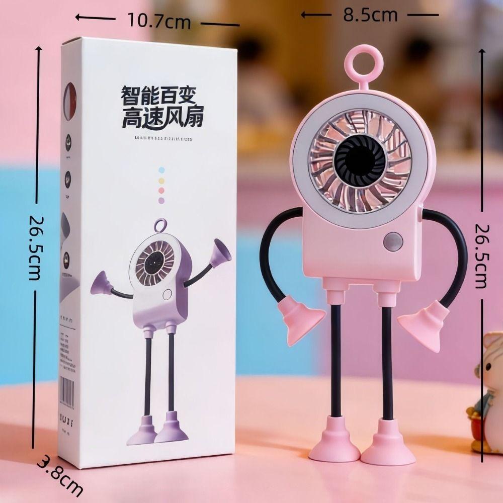Portable Suction Cup Portable Handheld Fan Dual Modules Mist Function Electric Fan Flexible Legs Mist Fan Personal Cooling
