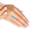 925 Sterling Silber Ring Damen Edelstein Handgefertigter Schmuck Verlobungsgeschenk Amethyst Saphir Topas Citrin Smaragd Granat Iolith Peridot Rubin Geburtsstein