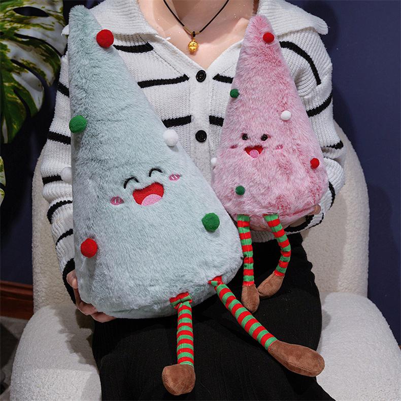 New Cute Plush Christmas Tree Bear Ornament for Home Parties