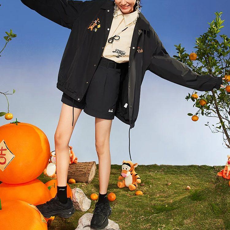 Li Ning x Disney Jacket Unisex Black AJDS323-1
