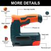 Electric Staple Guns Cordless Upholstery Stapler Nail Guns for Wood Rechargeable