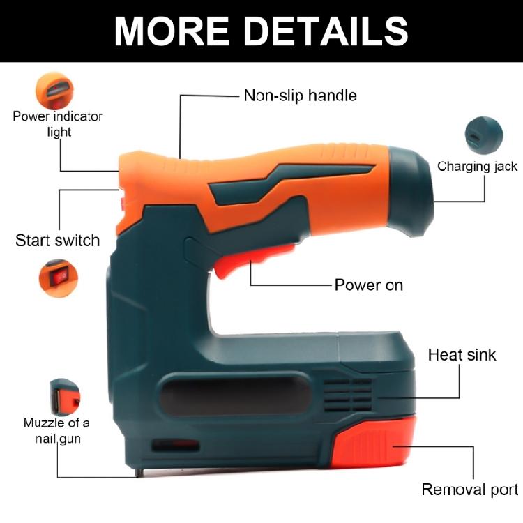 Electric Staple Guns Cordless Upholstery Stapler Nail Guns for Wood Rechargeable